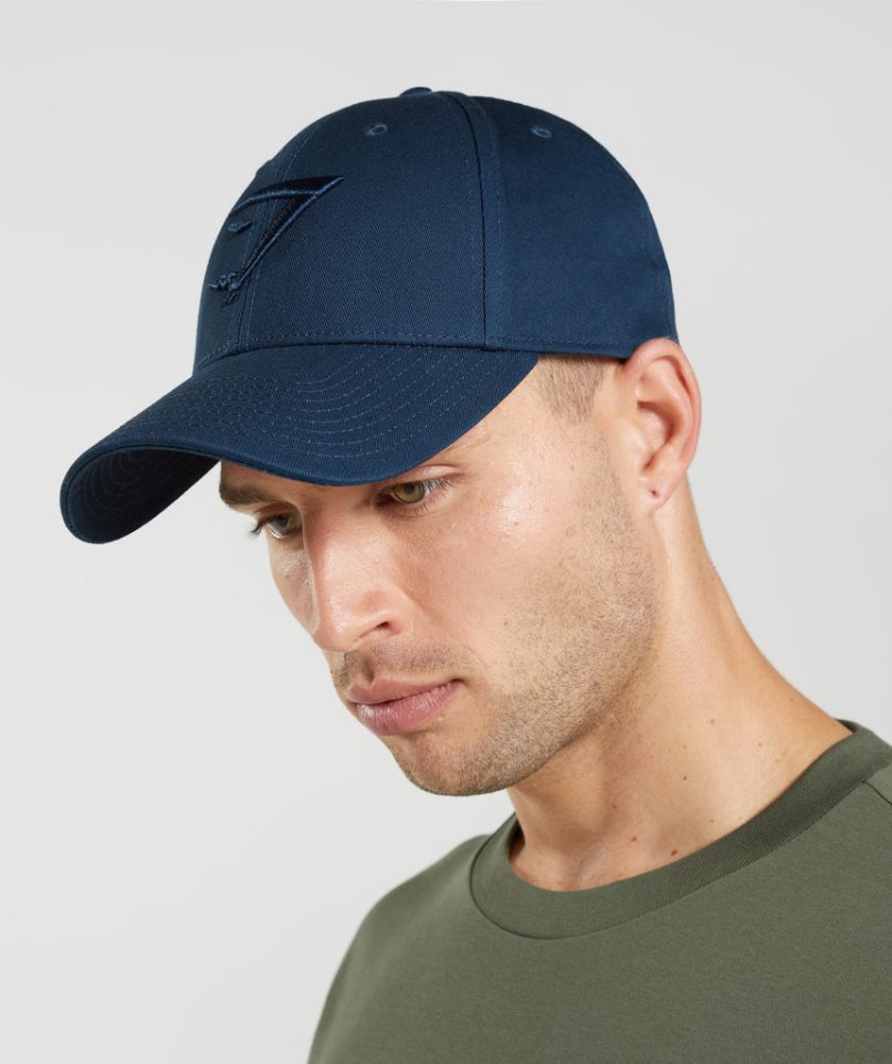 Gymshark Sharkhead Caps Navy | NZ 9HEKMA